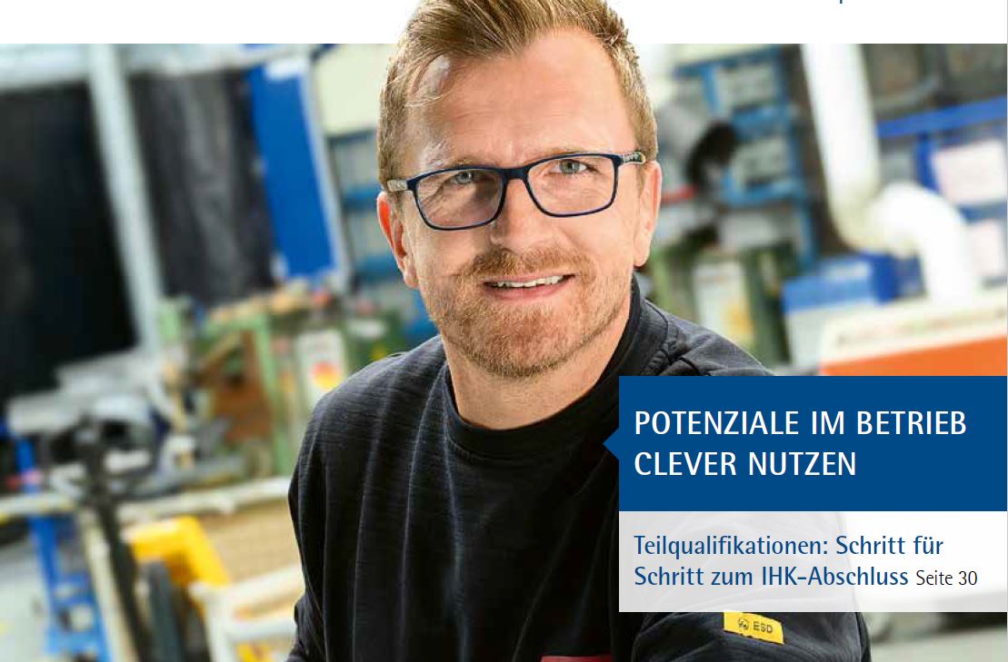 Coverbild der Position Junger Mann in einer Werkstatt